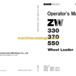 Hitachi ZW330,ZW370,ZW550 Wheel Loader Operator's Manual (EM92C1-EN1-1, EM92C1-EN1-2, EM92C1-EN1-3, EM92C1-EN1-4, EM92C1-EN1-5)