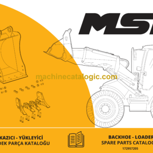 MST 644, 642 Backhoe Loader Spare Parts Catalogue (EN-TR)