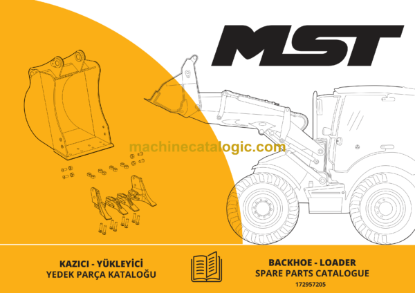 MST 644, 642 Backhoe Loader Spare Parts Catalogue (EN-TR)