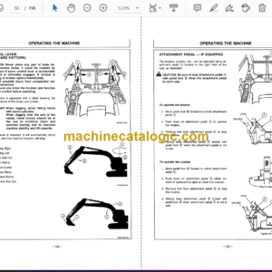 Hitachi EX60-2 Excavator Operator’s Manual (EM10K-1-2)