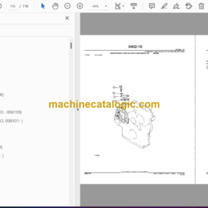 John Deere 1050C Crawler Bulldozer Parts Catalog (PC2885)