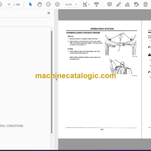 Hitachi ZX95 Excavator Operator’s Manual (EM1EY-N1-2)