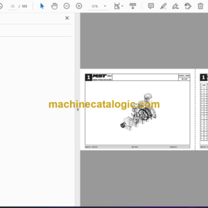 MST 644, 642 Backhoe Loader Spare Parts Catalogue (EN-TR)