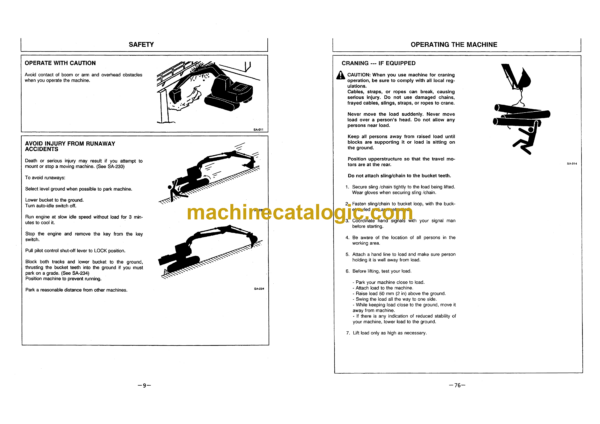 Hitachi EX60-2 Excavator Operator's Manual (EM10K-1-2) - Image 3