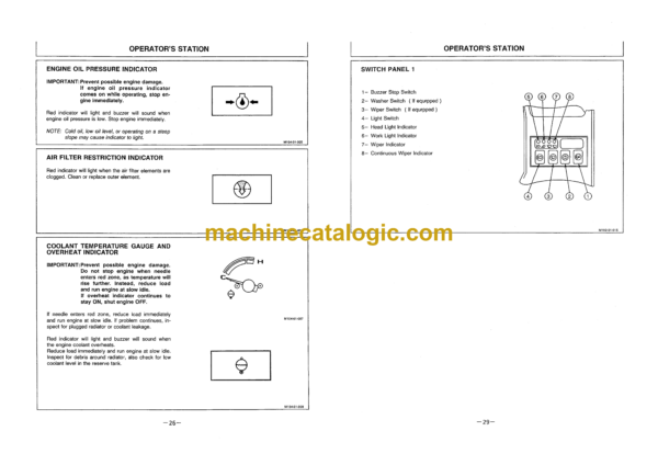 Hitachi EX60-2 Excavator Operator's Manual (EM10K-1-2) - Image 4