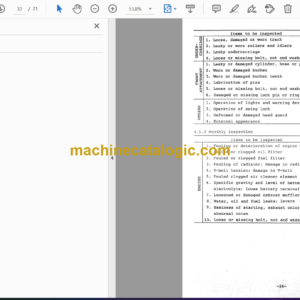 Hitachi UH061 Hydraulic Excavator Operator’s Manual (EM730-1-1, EM730-1-3)