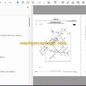 John Deere 410G Backhoe Loader Parts Catalog (PC2756)