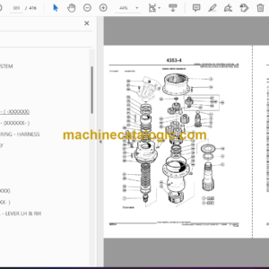 John Deere 853J, 903J, 953J Tracked Feller Buncher Parts Catalog (PC9490)