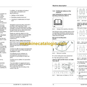 Fendt 991 TL, 991 TLKC Slicer Operator’s Manual (FEL1287770401)