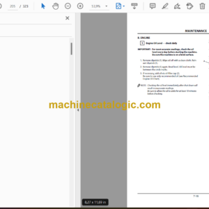 Hitachi ZX135US-3,ZX225USLC-3 Hydraulic Excavator Operator’s Manual (EM1U4-NA2-1, EM1U4-NA2-2)