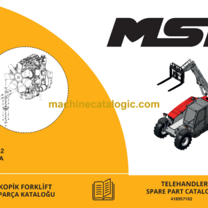 MST MP 18.42 Tier 3A Telehandler Spare Parts Catalogue (EN-TR) (418957102)