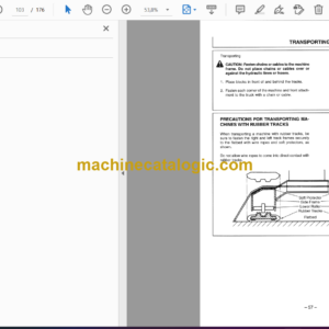 Hitachi EX33MU,EX58MU Excavator Operator’s Manual (EM1BP-1-1, EM1BP-1-2)