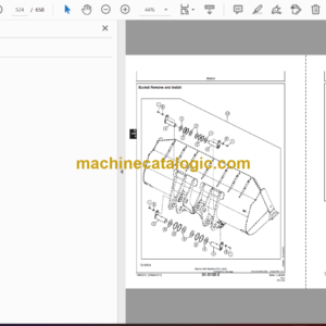 John Deere 844J Loader Repair Technical Manual (TM2307)