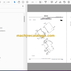 John Deere 315SJ Backhoe Loader Parts Catalog (PC10036)