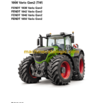 Fendt 1000, 1038, 1042, 1046, 1050 Vario Gen2 Tf4 Operation and Maintenance Manual