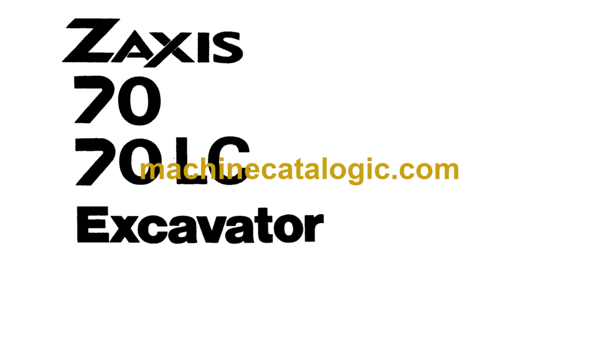 Hitachi ZX70-3,ZX70LC-3,ZX75US-3,ZX85USBLC-3 Hydraulic