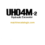 Hitachi UH04M-2 Hydraulic Excavator Operator's Manual (EM156-4)