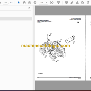 John Deere 650DLC Excavator Parts Catalog (PC9547)