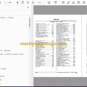 John Deere 700J Tier3 Crawler Dozer Parts Catalog (PC10040)