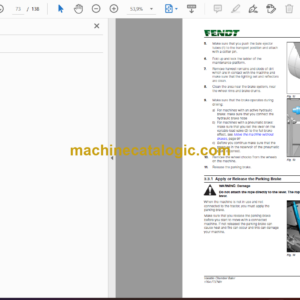 Fendt 4160V, 4160V Extra, 4180V, 4180V Extra Variable Chamber Baler Operator’s Manual