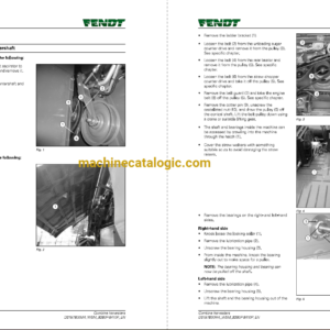 Fendt 8380P – 8410P Combine Harvesters Workshop Service Manual