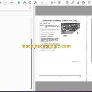 John Deere CT322 and CT332 Compact Track Loader Operator’s Manual (OMT215996) (Issue K9)