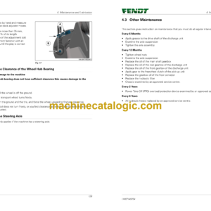 Fendt Tigo 40 MS, 40 MS D, 50 MS, 50 MS D, 60 MS, 70 MS Operator’s Manual