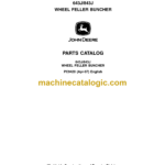 John Deere 943J, 843J Wheel Feller Buncher Parts Catalog (PC9420)