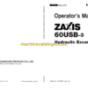 Hitachi ZX60USB-3 Hydraulic Excavator Operator's Manual (EM1N1-NA1-1, EM1N1-NA1-2, EM1N1-NA1-3)