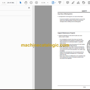 Hitachi ZW100-6, ZW120-6 Wheel Loader Operator’s Manual (ENMNSC-NA2-1, ENMNSC-NA2-2, ENMNSC-NA2-3)