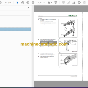 Fendt 11008 T Twister Tedder Operator’s Manual