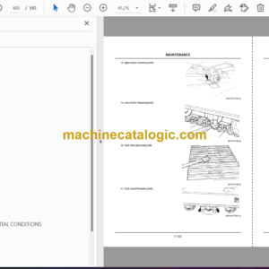 Hitachi ZX240-7, ZX300-7, ZX330-7 class Hydraulic Excavator Operator’s Manual (ENMDFY-EN1-1, ENMDFY-EN1-2)