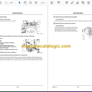 Hitachi ZW140-7,ZW160-7,ZW160PL-7 Wheel Loader Operator’s Manual (ENMNTL-2-1)