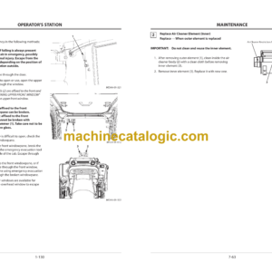 Hitachi ZX345USLC-6N Hydraulic Excavator Operator’s Manual (ENMDD5-NA1-1)