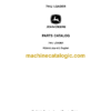 John Deere 744J Loader Parts Catalog (PC9240)