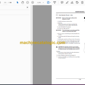 Hitachi ZX850-3,ZX850LC-3,ZX870H-3,ZX870LCH-3,ZX870R-3,ZX870LCR-3 Hydraulic Excavator Operator’s Manual (EM1JB-2-1, EM1JB-2-3, EM1JB-2-4)