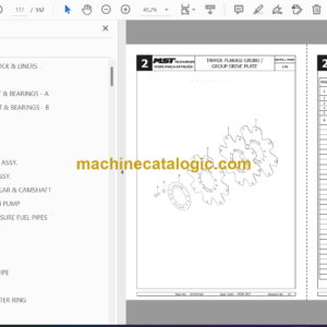 MST 7-9 m Telehandler Spare Parts Catalogue (EN-TR)