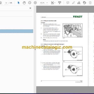 Fendt 13010 T Twister Tedder Operator’s Manual