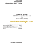 John Deere 850DLC Excavator Operation and Tests Technical Manual (TM10009) (06SEP07)