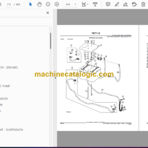 John Deere 700J Crawler Dozer Parts Catalog (PC9473)