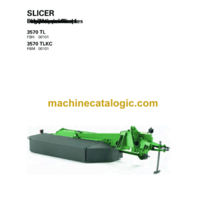 Fendt 3570 TL, 3570 TLKC Slicer Operator's Manual (FEL1376960401)