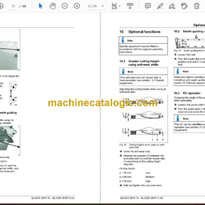 Fendt 3570 TL, 3570 TLKC Slicer Operator’s Manual (FEL1376960401)