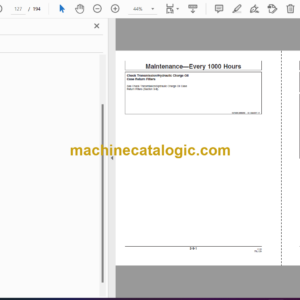 John Deere 605C Crawler Loader Operator’s Manual (OMT217598)