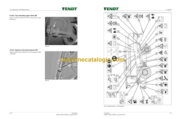 Fendt 5275C - 6335C Combine Harvesting Operator's Manual (327317017) - Image 3