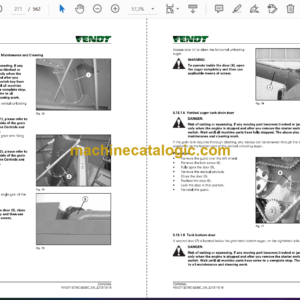 Fendt 5275C – 6335C Combines Harvesting Operator’s Manual (327317015)