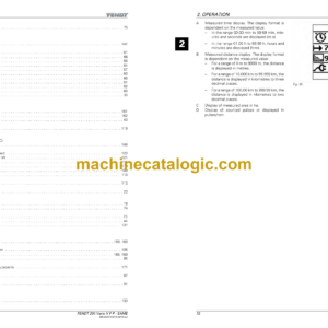 Fendt 207 V F Vario, 208 V F Vario, 209 V F P Vario, 210 V F P Vario, 211 V F P Vario Tractor Operator’s Manual