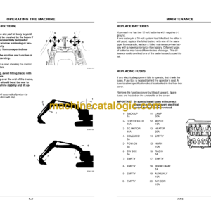 Hitachi EX80-5 Excavator Operator’s Manual (EM1C1-NA2-1)