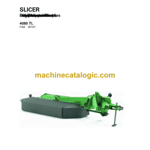 Fendt 3080 TL Slicer Operator's Manual (FEL1374550401)