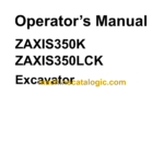Hitachi ZX350K,ZX350LCK Excavator Operator's Manual (EM1HM-1-1)