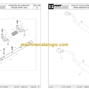 MST 14-18 m Telehandler Spare Parts Catalogue (EN-TR) (414957100)